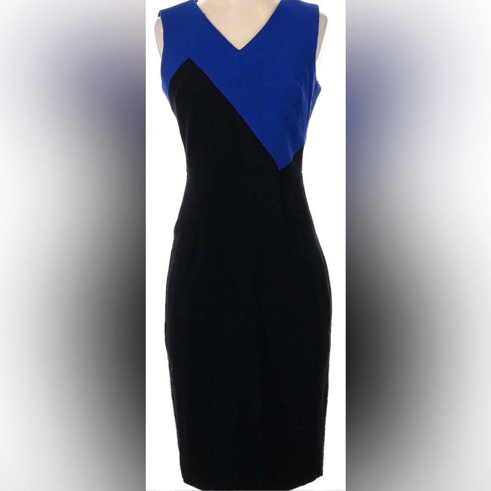 Milly Dress Size 10, Blue & Black